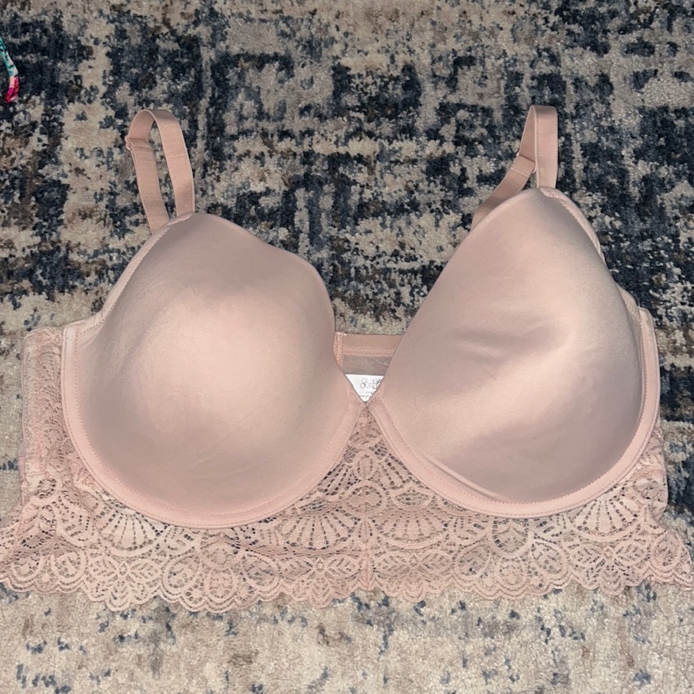 Lace sheer back bra 40D